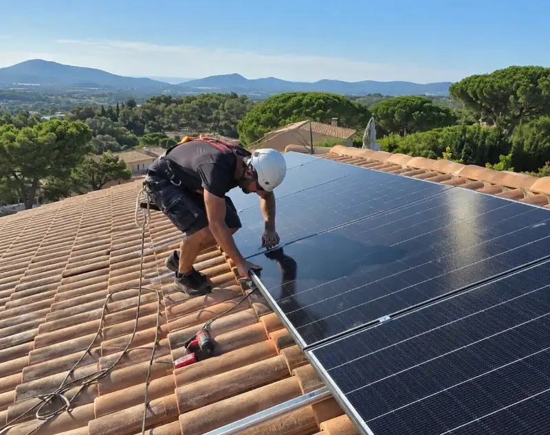 Installateur panneaux solaires Monieux — pose photovoltaïque sur toiture