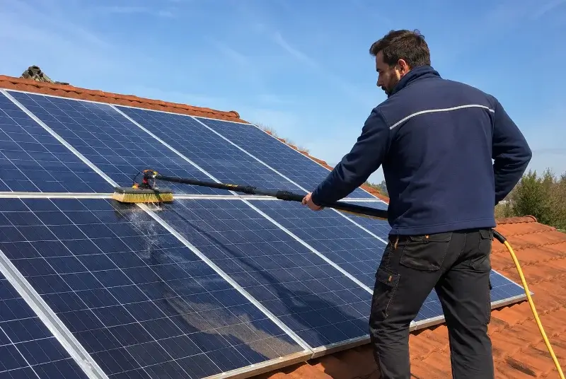 Nettoyage et entretien de panneaux solaires à Monieux