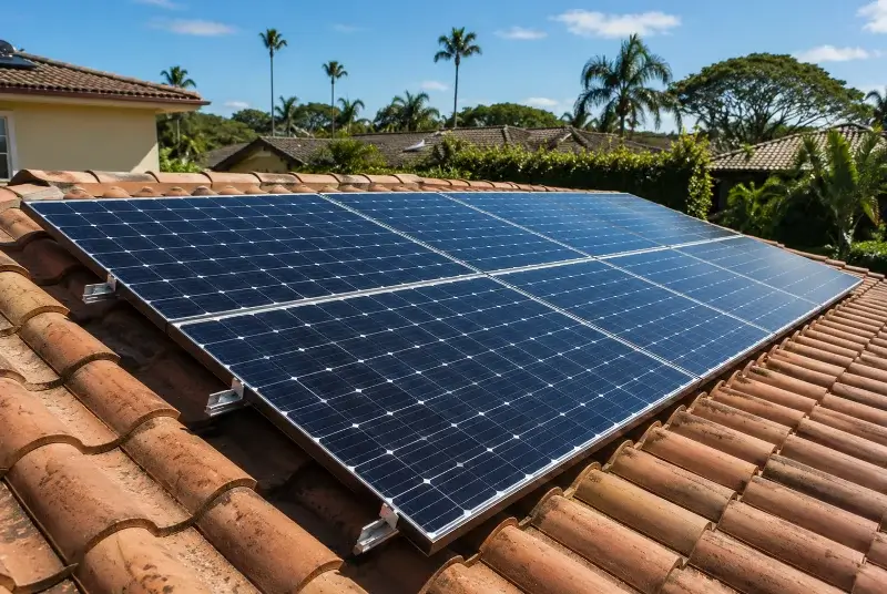 Installation de panneaux solaires à Monieux